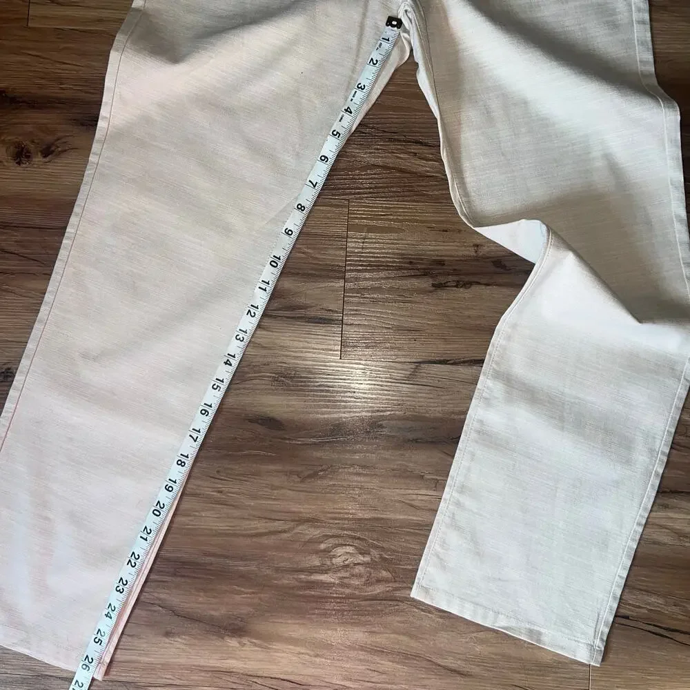 Cat & Jack Cream Khaki Chino Pants Casual Straight Leg Trousers Size 16